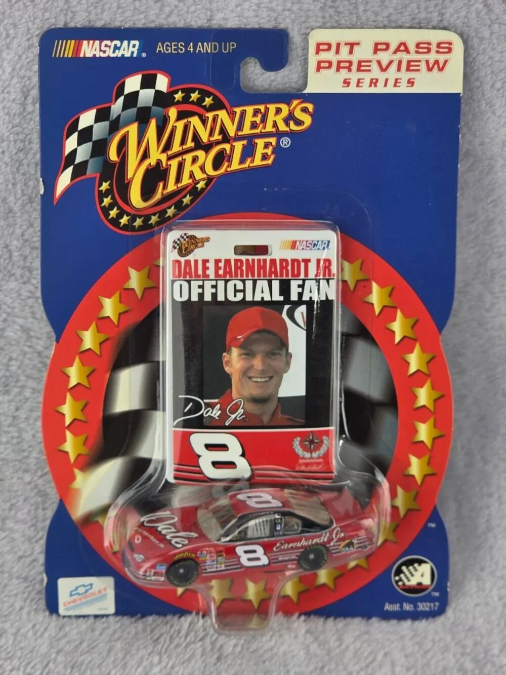 Nascar Winner Circle 2002 Dale Earnhardt Jr 8 Pit Pass Preview Official Fan Card